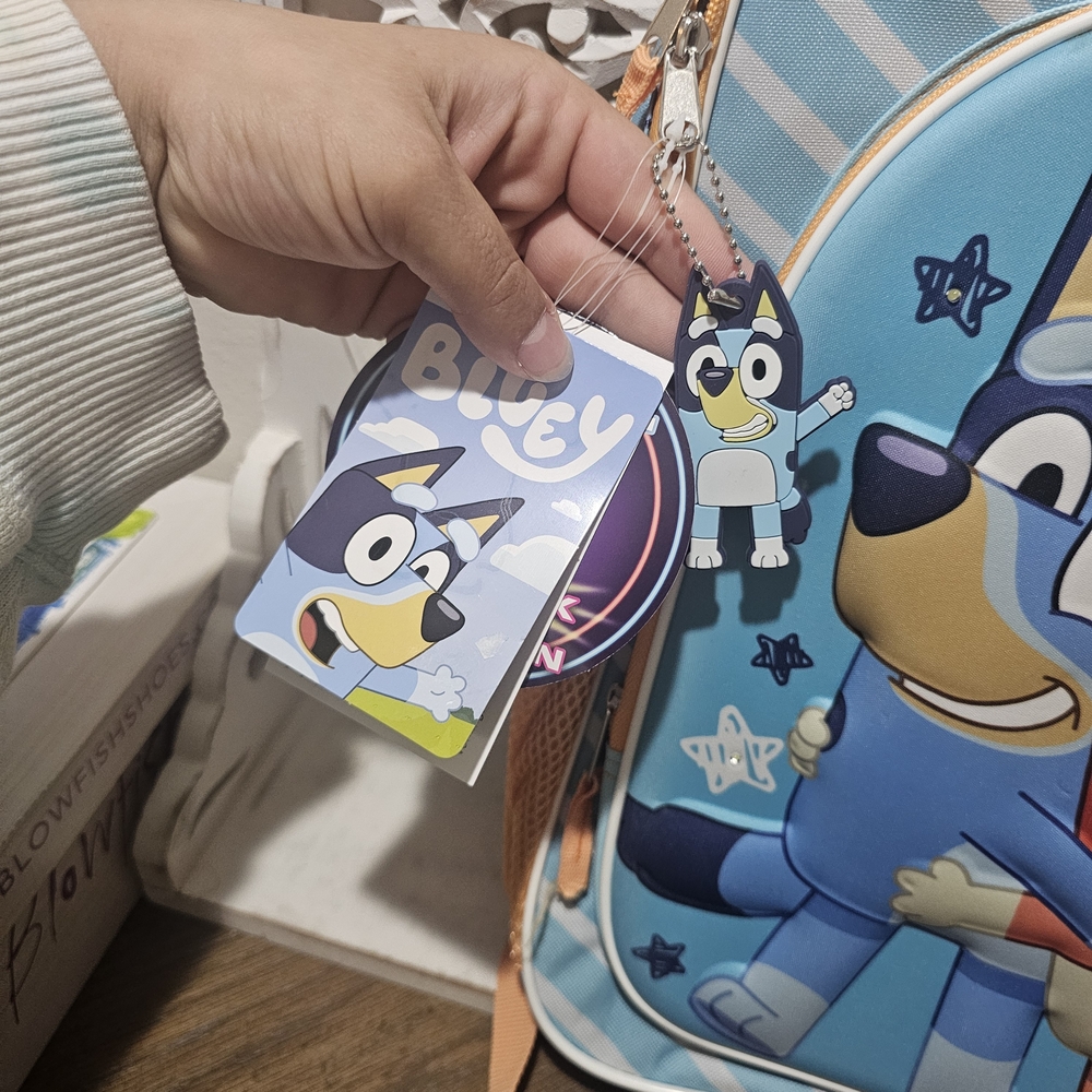 NEW Bluey Kids Light Up Backpack with Cartoon Characters - Picture 3 of 4